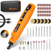 HARDELL Mini Cordless Rotary Tool Kit, 5-Speed and USB Charging