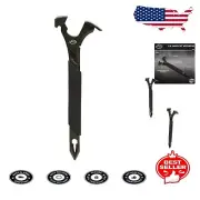 Ergonomic 14-Inch Wrecking Bar for Demolition, Construction & Home Improvement