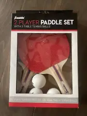 Franklin 2 Player Paddle Set with 3 Table Tennis Balls Ping Pong