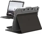 URBAN ARMOR GEAR [U] by UAG Designed for iPad 10.9” 10th Gen 2022 Case Lucent Black with Pencil Holder Ultra Slim Lightweight Protective Soft Corner Auto Sleep/Wake Folio Cover by