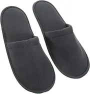Hotel Spa Slippers 6 Pairs Disposable Thick Soft Indoor Guest Slippers for Men
