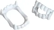 HENRY DOTS Pack of 2 Halloween Vampire Teeth Fangs, Plastic Teeth, Costume Ac...