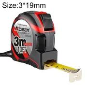 3PC Retractable Ruler Measuring Tape Portable Pull Ruler Mini Tape Measure, Length: 3m Width: 19mm