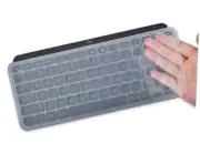 Keyboard Cover for Wireless Illuminated Keyboard Logitech MX Keys Mini Clear
