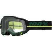 New 100% Accuri 2 Dirt Bike Goggles - Overlord - Clear 50013-00011 Motor Sports