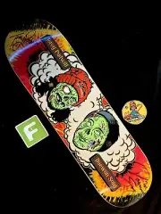RARE SIGNED Torey Pudwill Daewon Song Zombuddies Thank You Skateboard Deck GITD