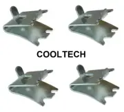 4 Zinc Plated Commercial Refrigerator or Freezer Shelf Support Clip