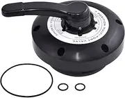 FuseRish 600-9600B/600-9600 1.5’’Multi-Port Valve Top Compatible with Waterways Sand Filter WVS003, for ClearWater, Carefree & TWM Sand Filter 7 Way Valve Lid