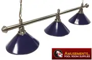 QUALITY Pool Snooker Billiard Table Light Brushed with 3 x Blue Shades 1.5m