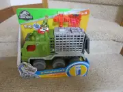 Fisher price Imaginext Jurassic World Dinosaur Hauler BLUE NEW Dino cage net