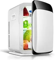 Mini Refrigerator 12V Refrigerator/Heater Personal Thermoelectric Portable Car Refrigerator for Skin Care, Drinks, Food, Home, Office and Car