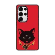 Galaxy S25 Ultra Impact Case Cat Tarot Death