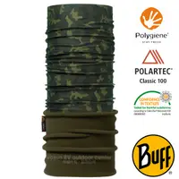 在飛比找蝦皮購物優惠-【BUFF】迷彩綠》Polartec 防風防潑保暖頭巾 圍脖