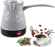 BORDEAG Espresso Maker Induction, Turkish Coffee Pot, 500 ml Espresso Maker, Camping Coffee Maker, Mocha Pot, Turkish Coffee Machine, Stylish (Grey)