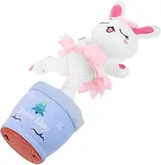 Kisangel Interactive Singing Dancing Bunny Doll Toy Musical Plush Rabbit Toy Electronic Stuffed Animal for Toddlers Birthday Present