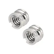 2Pcs Metal 1/4" to 3/8" Convert Screw Adapter Bolt for Tripod Monopod Ballhead