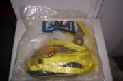 DBI-SALA EZ STOP II Twin Leg Shock Absorbing Lanyard 6ft #1241006 Aluminum Hooks