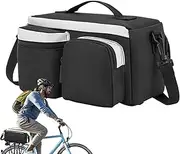 Rear Bike Bags for Racks - Riding Backseat Carrier Storage - Splash Resistant Bike Rear Rack Bag for City Road Mountain Gravel Dirt