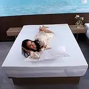 3 Inch Memory Foam Mattress Topper, Premium Soft Mattress Pad, Sleep Bed Topper, Non-Slip Design with Removable and Washable Cover Twin, Twin XL, Full, Queen, King White (White, Queen)