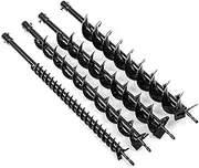 800mm Earth Drill Dual Blade Auger Drill Bit Fence Borer for Earth Petrol Post Hole Digger Power Tool Accessories 40/60/80/100mm Gaodpz (Hole Diameter : 40mm)