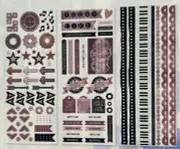 Creative Memories Designer Stickers ~ MEMOIRS & MEMORIES 3/pk. - NIP