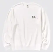 2023 Uniqlo UT x KAWS Long Sleeve Sweatshirt Off-White Size: Small Sweat Shirt