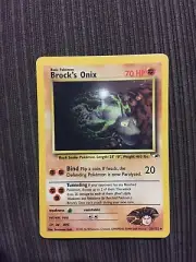 Pokemon Brock's Onix 21/132 Non-Holo Unlimited Edition Rare! Mint/NM