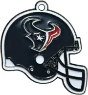 NFL Blue Houston Texans Helmet Logo Smart ID Pet Object Tracking Retrieval Tag