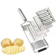 Multi-Purpose Vegetable Food Slicer Stainless Steel Grater Shredder Cutter-Style 2