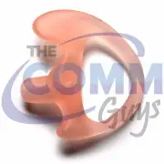 LEFT X-SMALL GEL EAR MOLD SEMI CUSTOM FLEXIBLE OPEN INSERT POLICE HEADSET TIP