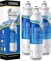[EXCELPURE] Refrigerator Water Filter Compatible With LG LT800p, KENMORE 469490, 9490, LG ADQ73613401,ADQ32617801, ADQ32617703, RWF3500A, WD-LT800P (3)