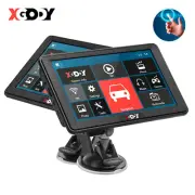XGODY 7'' GPS SAT NAV Car Navigation Truck Navigator Voice Direction MP3 FM POIs