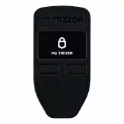 Trezor One Cryptocurrency Hardware Wallet Black Bitcoin wallet