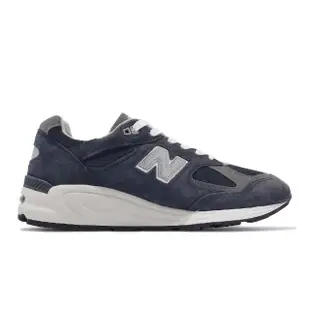 【NEW BALANCE】休閒鞋 990 V2 男鞋 女鞋 藍 銀 美製 反光 麂皮 復古 運動鞋 NB 紐巴倫(M990NB2-D)