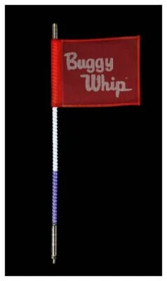 Buggy Whip 2' LED Offroad Whip Light-Red/White/Blue Quick Release BWLED2RWBQ