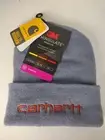 NWT Carhartt Adult Knit Insulated Logo Graphic Cuffed Beanie Carhartt Teller Hat