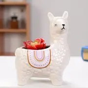 Mini Cute Alpaca Flower Succulent Pot