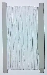 Elastic Bands For Sewing, Crafting - White - 12 Yards
