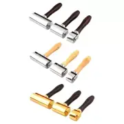 Leather Press Roller Wooden Handle Leathercraft Rolling Tool Creaser Edger