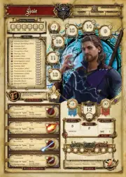 Baldur's Gate 3 Gale Character Sheet high res. On photo papper!