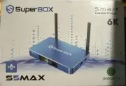 SuperBox S5MAX Ultra HD Smart Media Player Blue (FACTORY SEALED)