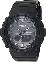 [Casio] Baby-G BGA280-1A Womens Black Analog/Digital Watch with Black Band