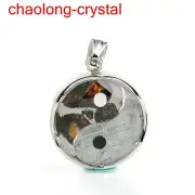 42.9Ct Pallasite Meteorite Pendant Brenham Meteorite Necklace --201