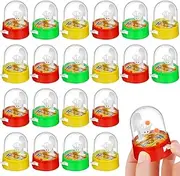 Desktop Basketball Game Set Mini Finger Basketball Shooting Game Toy Portable Table Basketball Toys for Children Kids Toddlers 20pcs (Random Color)