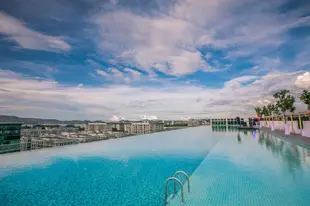 中心商業區的2臥室公寓 - 70平方公尺/1間專用衛浴Infinity seaview pool 2BR apartment Kota Kinabalu