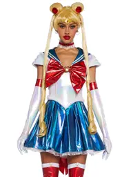 [Trickz N' Treatz] Celestial Sailor Premium Costume And Wig Set