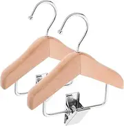 KOMBIUDA 2pcs Clothes Labels for Removable Wallpaper Freezer Tags Small House Clothes Hanger Mini Clothes Hangers Artificial Vacuum Cat Clothes Hangers Flutter Wearable Fan Metal