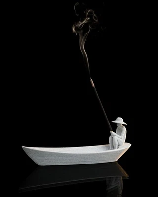 Still Waters Incense Holder | 3D Printed | Calm Zen Decor | Set of 4