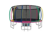 Everfit 16FT Trampoline for Kids w/ Ladder Enclosure Safety Net Rebounder