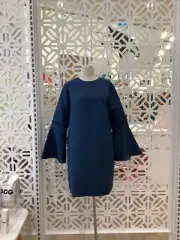 Cooper St Size 12 Navy Eclectic Shift Dress. New With Tags.
